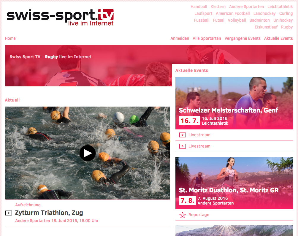 1 swiss sport tv web